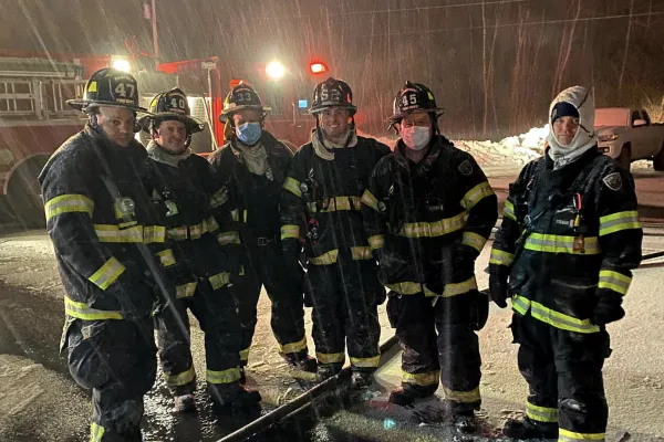 Hampden firefighters