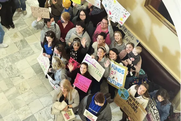 Child care strike