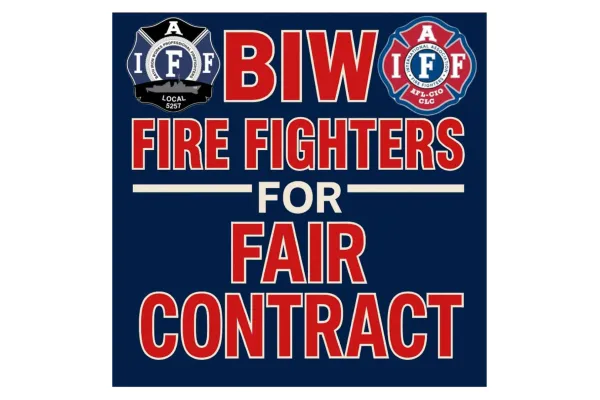 BIW firefighters