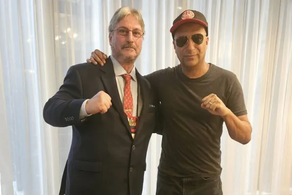 Mark Vigliotti and Tom Morello