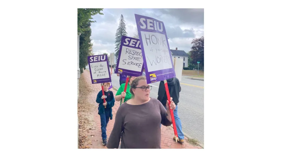 MSEA protest at Blaine House