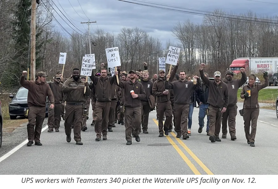 UPS workers