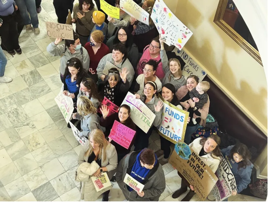 Child care strike
