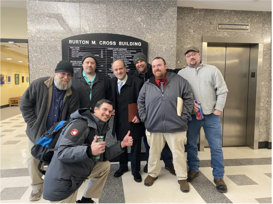 AFSCME 2089 in Augusta to support LD 2067 last week.